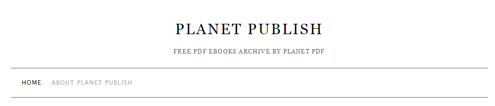 Planet Publish free pdf books