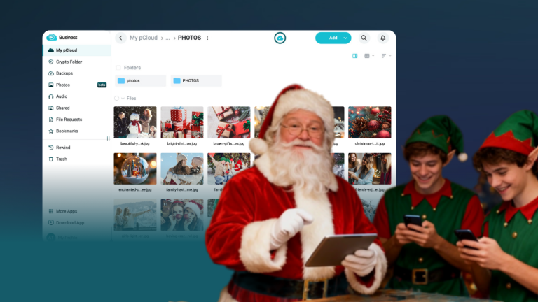 How pCloud helps Santa